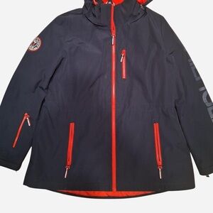 Tommy Hilfiger Navy and Red Jacket
